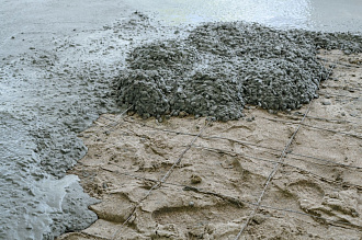 жидкая бетонная смесь